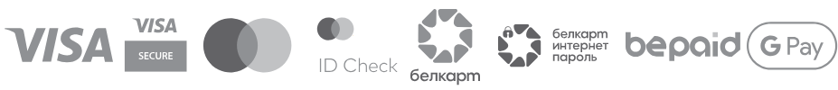 Доступные способы оплаты